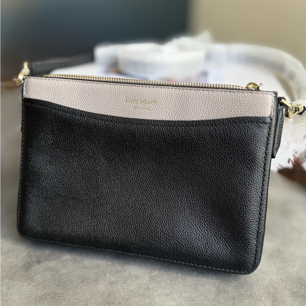 Kate Spade Black and Lilac Women's Bag